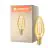 Ledvance Vintage 1906 LED E14 Kerze Gold 1.5W 120lm - 824 Extra Warmweiß | Ersatz für 15W