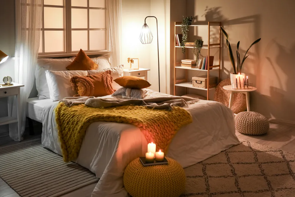 LED-Beleuchtung im Schlafzimmer 